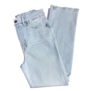 Good American straight leg light wash denim jeans size 4